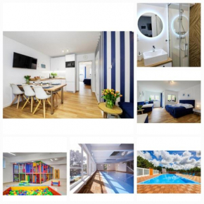 Apartament 12B Niebieskie Apartamenty Poddąbie dawniej Blue Marine z basenem krytym, odkrytym, salą zabaw, animacjami Poddąbie